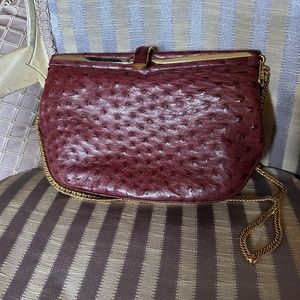 Cape Cobra Vintage Ostrich handbag purse